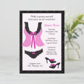 Bridal Shower-uitnodiging Kaart (Staand voorkant)