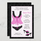 Bridal Shower-uitnodiging Kaart (Voorkant / Achterkant)