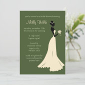 Bridal Shower-uitnodiging Kaart (Staand voorkant)