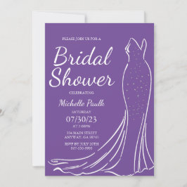 Bridal Shower-uitnodiging Kaart
