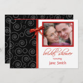 Bridal Shower-uitnodiging Kaart (Voorkant / Achterkant)