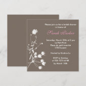 Bridal Shower-uitnodiging Kaart (Voorkant / Achterkant)