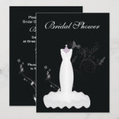 Bridal Shower-uitnodiging Kaart (Voorkant / Achterkant)