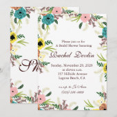 Bridal Shower-uitnodiging Kaart (Voorkant / Achterkant)