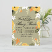 Bridal Shower-uitnodiging Kaart (Staand voorkant)