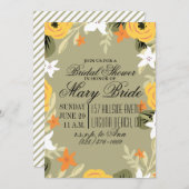 Bridal Shower-uitnodiging Kaart (Voorkant / Achterkant)