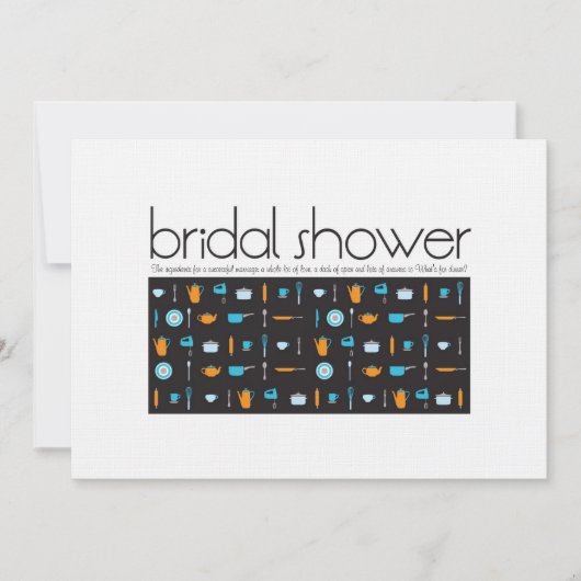 Bridal Shower-uitnodiging Kaart (Voorkant)
