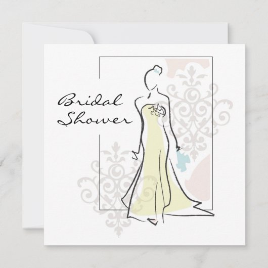 Bridal Shower-uitnodiging Kaart (Voorkant)