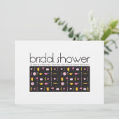 Bridal Shower-uitnodiging Kaart (Staand voorkant)