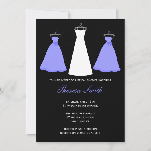 Bridal Shower-uitnodiging Kaart (Voorkant)