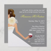 Bridal Shower-uitnodiging Kaart (Voorkant / Achterkant)