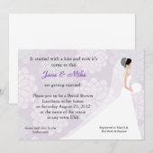 Bridal Shower-uitnodiging Kaart (Voorkant / Achterkant)