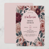 Bridal Shower-uitnodiging Kaart (Voorkant / Achterkant)