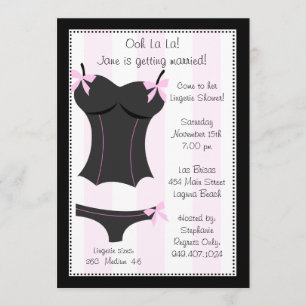 Bridal Shower-uitnodiging Kaart