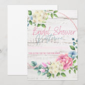 Bridal Shower-uitnodiging Kaart (Voorkant / Achterkant)