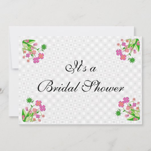 Bridal Shower-uitnodiging Kaart (Voorkant)