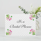 Bridal Shower-uitnodiging Kaart (Staand voorkant)