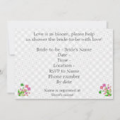 Bridal Shower-uitnodiging Kaart (Achterkant)