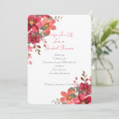 Bridal Shower-uitnodiging Kaart (Staand voorkant)