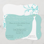 Bridal Shower-uitnodiging Kaart (Voorkant / Achterkant)