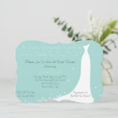 Bridal Shower-uitnodiging Kaart (Staand voorkant)