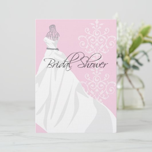 Bridal Shower-uitnodiging Kaart (Staand voorkant)