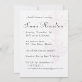 Bridal Shower-uitnodiging Kaart (Achterkant)