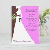 Bridal Shower-uitnodiging Kaart (Staand voorkant)