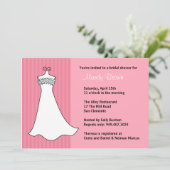 Bridal Shower-uitnodiging Kaart (Staand voorkant)