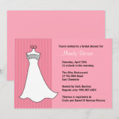 Bridal Shower-uitnodiging Kaart (Voorkant / Achterkant)