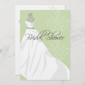 Bridal Shower-uitnodiging Kaart (Voorkant / Achterkant)