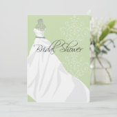 Bridal Shower-uitnodiging Kaart (Staand voorkant)