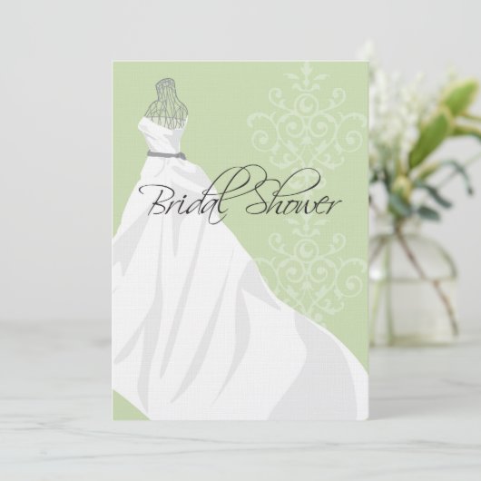 Bridal Shower-uitnodiging Kaart (Staand voorkant)