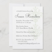 Bridal Shower-uitnodiging Kaart (Achterkant)