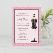 Bridal Shower-uitnodiging Kaart (Staand voorkant)