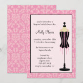Bridal Shower-uitnodiging Kaart (Voorkant / Achterkant)