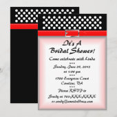 Bridal Shower-uitnodiging Kaart (Voorkant / Achterkant)