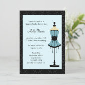 Bridal Shower-uitnodiging Kaart (Staand voorkant)