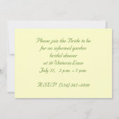 Bridal Shower-uitnodiging Kaart (Achterkant)