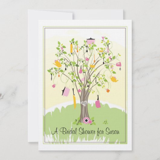 Bridal Shower-uitnodiging Kaart (Voorkant)