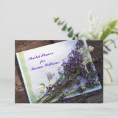 Bridal Shower-uitnodiging Kaart (Staand voorkant)