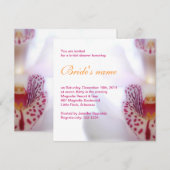 Bridal Shower-uitnodiging Kaart (Voorkant / Achterkant)