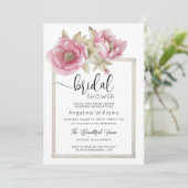 Bridal Shower-uitnodiging Kaart (Staand voorkant)