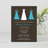 Bridal Shower-uitnodiging Kaart (Staand voorkant)