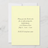 Bridal Shower-uitnodiging Kaart (Achterkant)