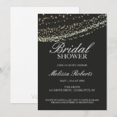 Bridal Shower-uitnodiging | Lit Night Kaart (Voorkant / Achterkant)