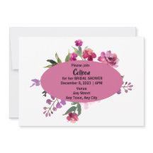 Bridal Shower-uitnodiging met bewerkbare tekst