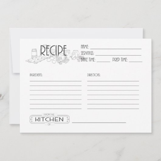 Bridal Shower-uitnodiging | Retro Houseechtgenote Kaart (Achterkant)