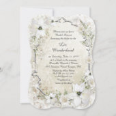 Bridal Shower-uitnodiging,Winter Wonderland,haakje Kaart (Voorkant)