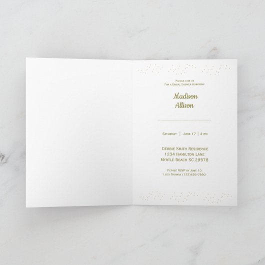 Bridal Shower-uitnodigingen (Binnen)